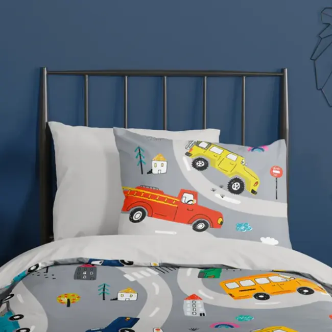 Dekbedovertrek Voyage - microvezel - 140x220 + 60x70 cm