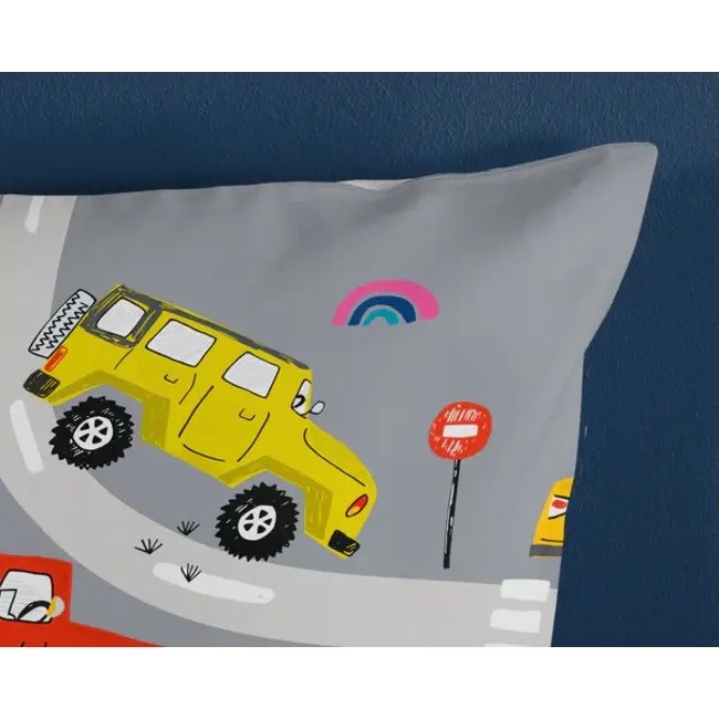 Dekbedovertrek Voyage - microvezel - 140x220 + 60x70 cm