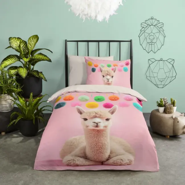 Kinderdekbedovertrek Relaxing - microvezel - 140x220 + 60x70 cm