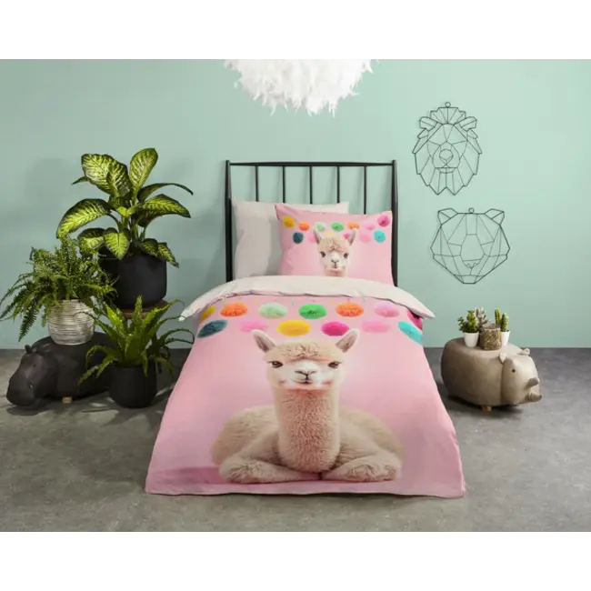 Kinderdekbedovertrek Relaxing - microvezel - 140x220 + 60x70 cm