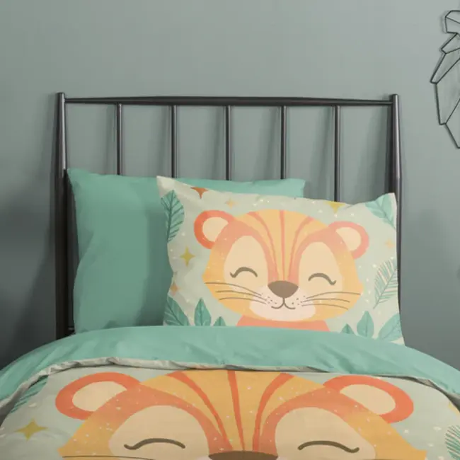 Kinderdekbedovertrek Thijn - microvezel - 140x220 + 60x70 cm