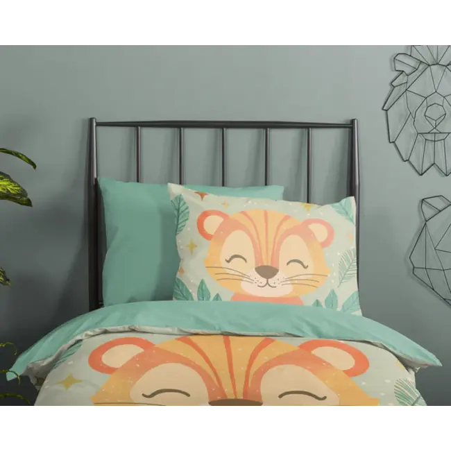Kinderdekbedovertrek Thijn - microvezel - 140x220 + 60x70 cm