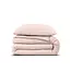 B-Keuze Katoen percale dekbedovertrek Mousseline - Roze - 240x220 cm