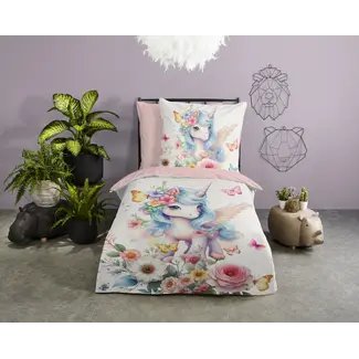 ZouZou Kinderdekbedovertrek Gaby 140×220 cm – katoen, magisch design