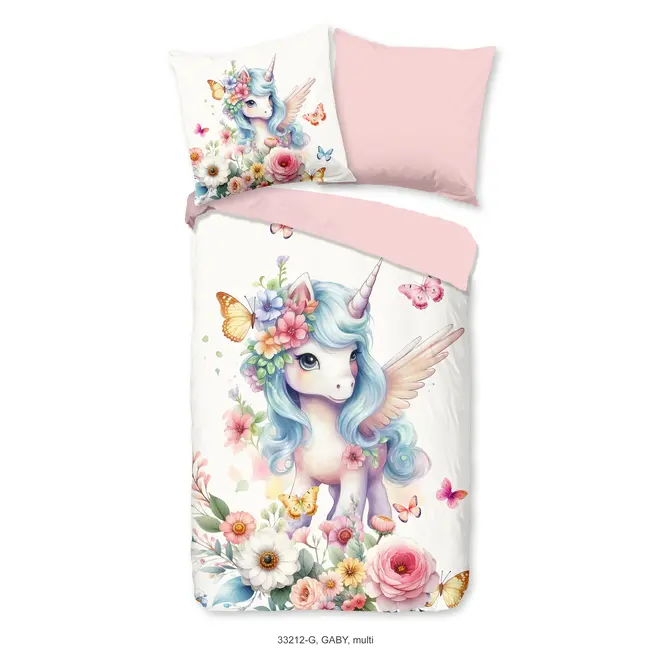 Kinderdekbedovertrek Gaby 140×220 cm – katoen, magisch design