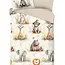 Pure Dekbedovertrek Pete met safaridierenprint – 140x220 cm - microvezel