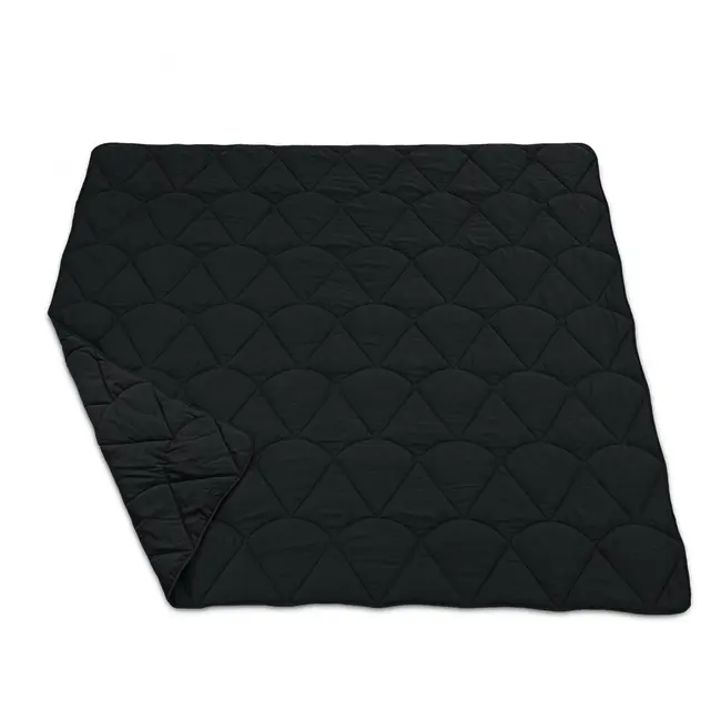 Lazy Velvet dekbed zonder overtrek inclusief kussensloop - zwart