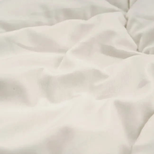 Lazy Velvet dekbed zonder overtrek inclusief kussensloop - crème