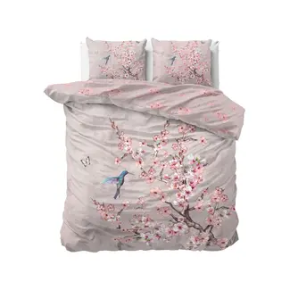 Dreamhouse Dekbedovertrek Blossy met Bloesemdesign - Roze - Katoen