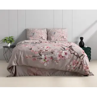 Dreamhouse Dekbedovertrek Blossy met Bloesemdesign - Roze - Katoen
