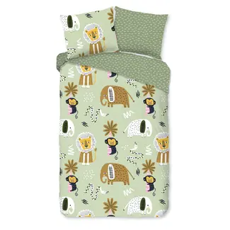 Good Morning Peuterdekbedovertrek Chuck 120×150 cm – katoen, speels dierenthema