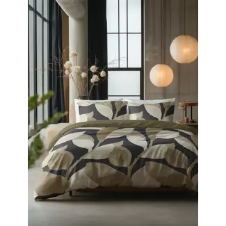 Sleeptime Katoen dekbedovertrek Graphic Garden bladmotief