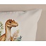 Katoen dekbedovertrek Gregor dinosaurus - eenpersoons (140x220 + 60x70 cm)