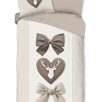 Good Morning Flanellen dekbedovertrek Siff