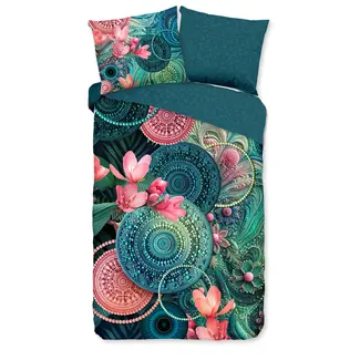 HiP Dekbedovertrek Zarha – luxe katoensatijn met mandala dessin