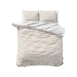 Sleeptime Dekbedovertrek Ginkgo Whisper - Zand - Katoen