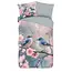 Katoen dekbedovertrek Hannu met bloemen & vogels