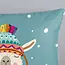 Flanellen dekbedovertrek Borax lama - eenpersoons (140x220 + 60x70 cm)
