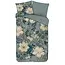 Katoensatijn dekbedovertrek Alessia met bloemenprint