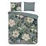 Katoensatijn dekbedovertrek Alessia met bloemenprint