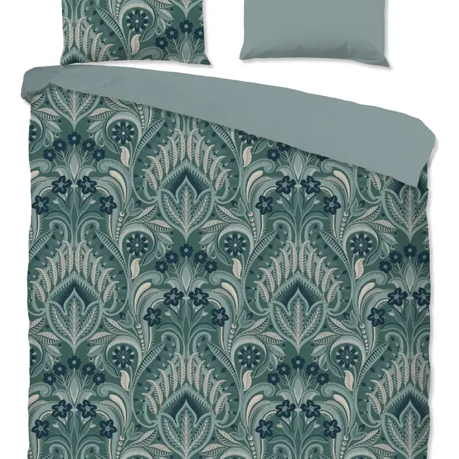 Dekbedovertrek Nola paisley - groen - katoen