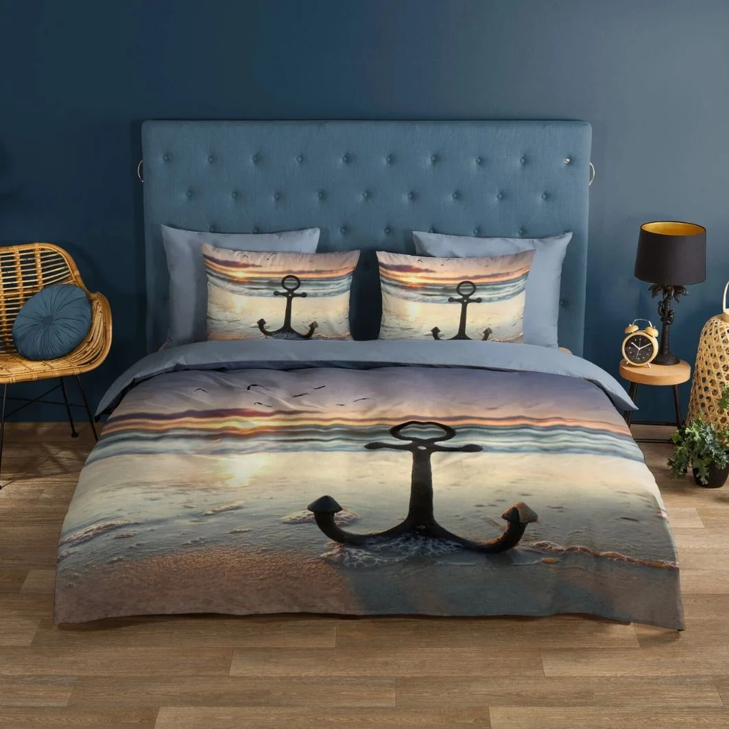 Maritiem & nautisch dekbedovertrek – fris zeethema