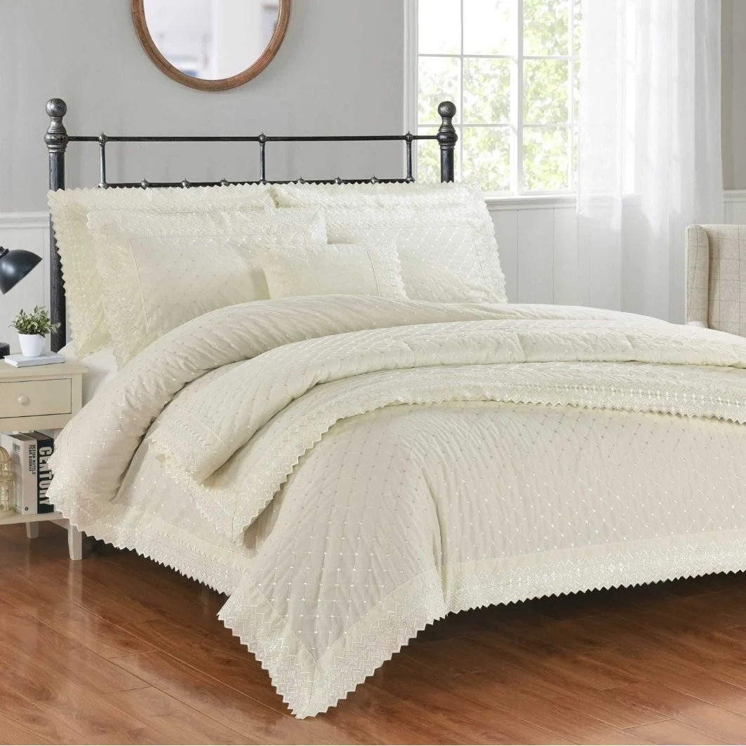 Crème / Ecru dekbedovertrek