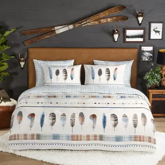 Good Morning Flanel dekbedovertrek Niba veren