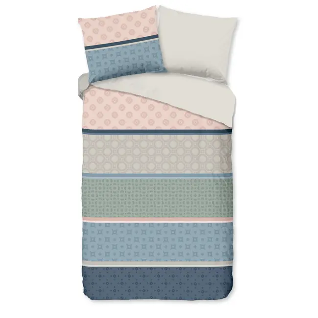 Katoen dekbedovertrek Vida