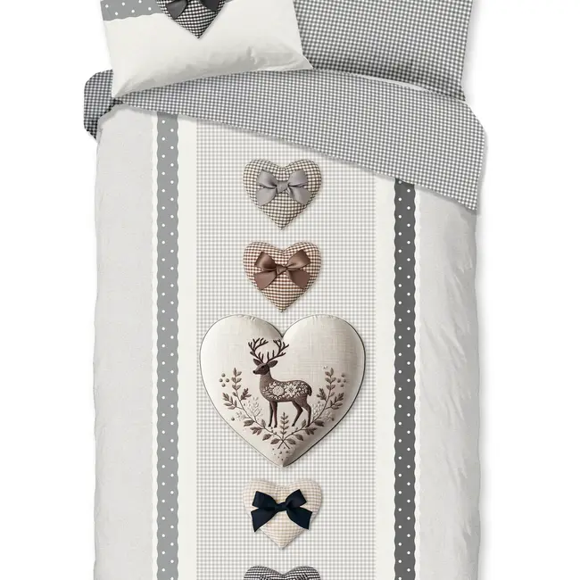 Katoen dekbedovertrek Bernet