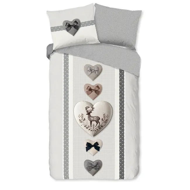 Katoen dekbedovertrek Bernet