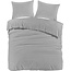 Flanel dekbedovertrek Mendez - Grijs