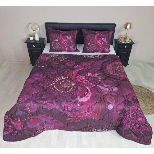 Dekbed zonder overtrek inclusief kussensloop - Ornamental Elegance - microvezel