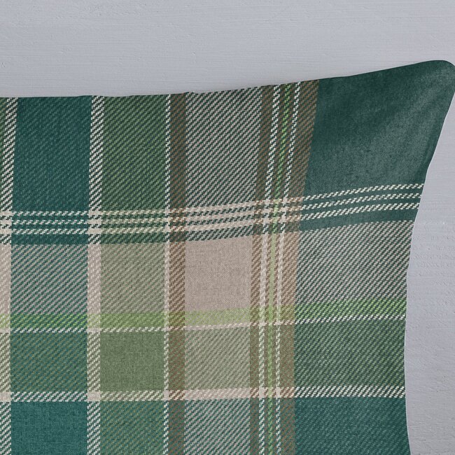 Flanel dekbedovertrek Dirkje - geruit