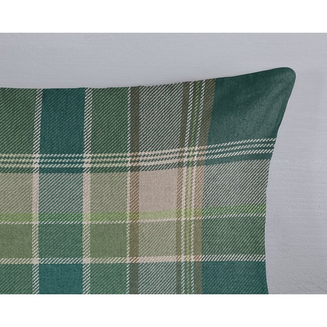 Flanel dekbedovertrek Dirkje - geruit