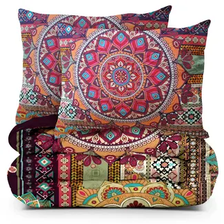 .Decoware® Bohemian Harmony dekbed zonder overtrek – microvezel