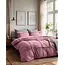 Microvezel dekbedovertrek Washed Tufted - oud roze
