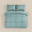 Dekbedovertrek Washed Tufted - Groen - Microvezel