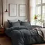 Microvezel dekbedovertrek Washed Tufted - antraciet