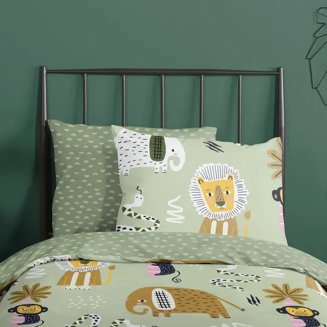 Dekbedovertrek Chuck - katoen - ledikant (100x135 + 40x60 cm)