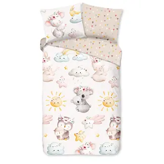 Good Morning Peuter dekbedovertrek Hugs - katoen