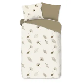 Good Morning Katoen dekbedovertrek Saar bladeren