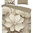 Katoen dekbedovertrek Artdeco - taupe