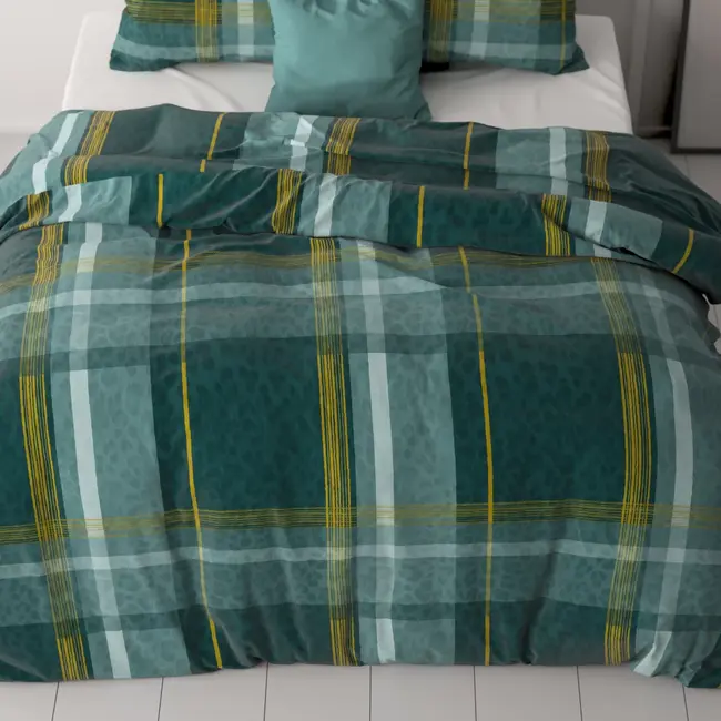 Microvezel dekbedovertrek Zoni groen