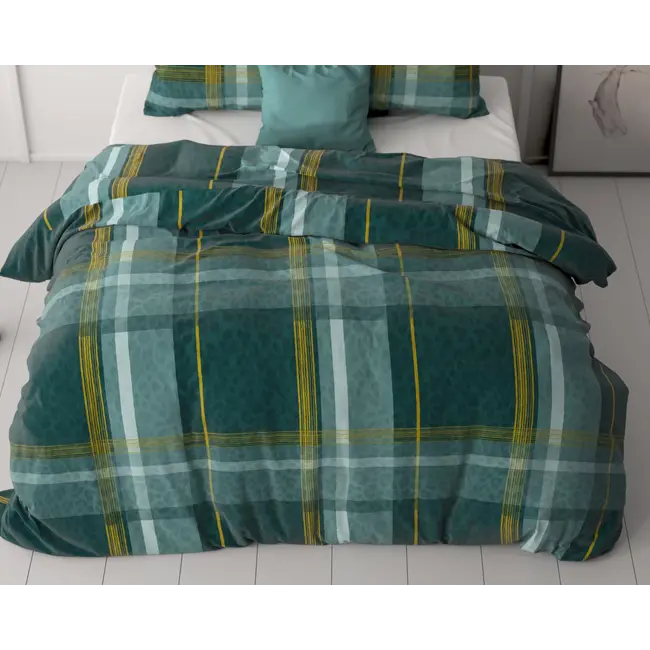 Microvezel dekbedovertrek Zoni groen