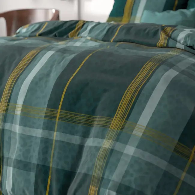 Microvezel dekbedovertrek Zoni groen