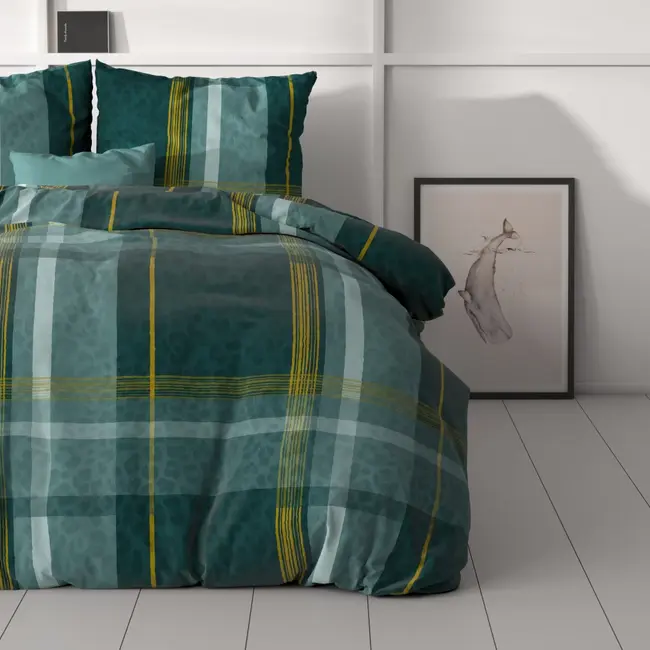 Microvezel dekbedovertrek Zoni groen