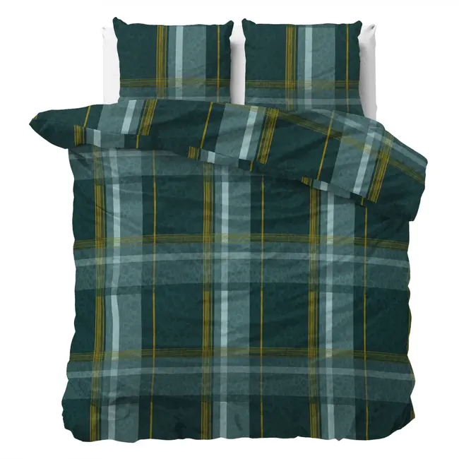 Microvezel dekbedovertrek Zoni groen