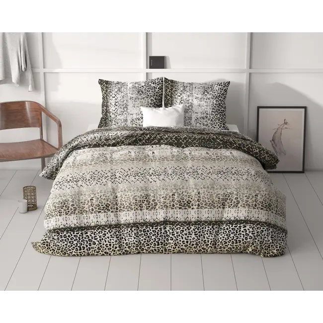 Microvezel ekbedovertrek September Grijs