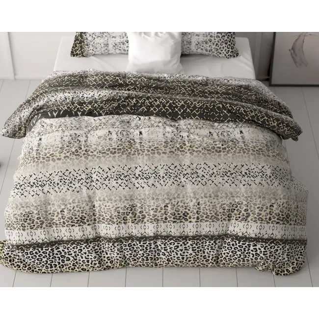 Microvezel ekbedovertrek September Grijs